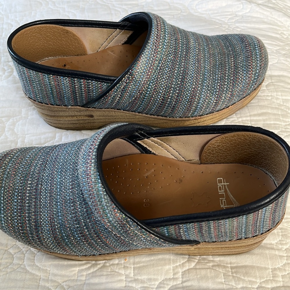 Dansko  clogs unique woven fabric size 38 - Picture 5 of 5